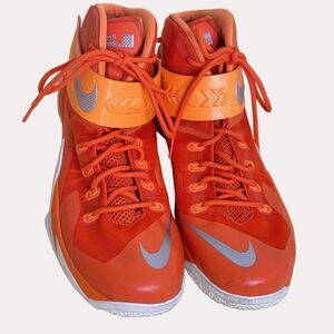 Nike Zoom Soldier 8 LRJ6 Lebron Basketball Shoes Sneakers Orange 18 bv